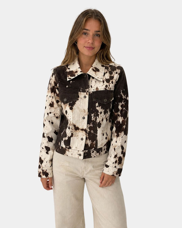 BELLÉA | VESTE IMPRIMÉ VACHE