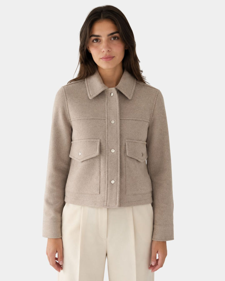 Laurence - Veste Courte Boutonnée