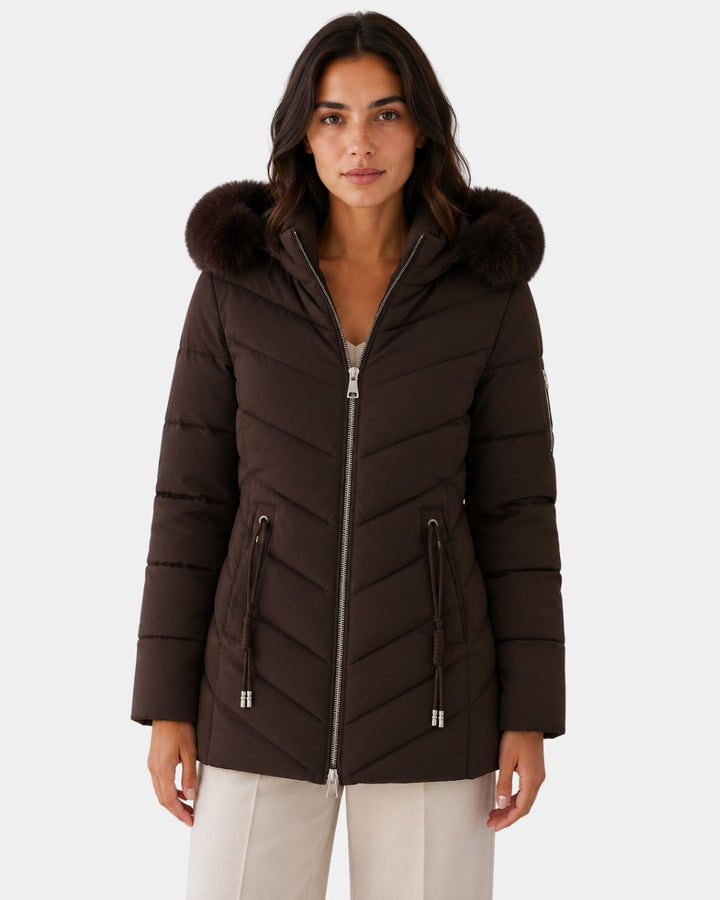 ANÉLINE | MANTEAU DOUDOUNE MATELASSÉ ÉLÉGANT