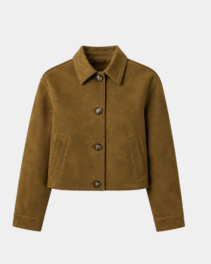 FLORÉANNE | VESTE CASUAL COL FRANÇAIS MANCHES LONGUES