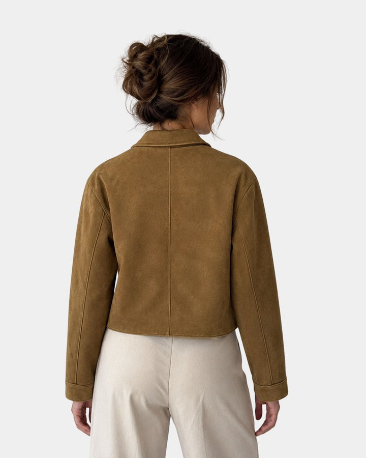 FLORÉANNE | VESTE CASUAL COL FRANÇAIS MANCHES LONGUES