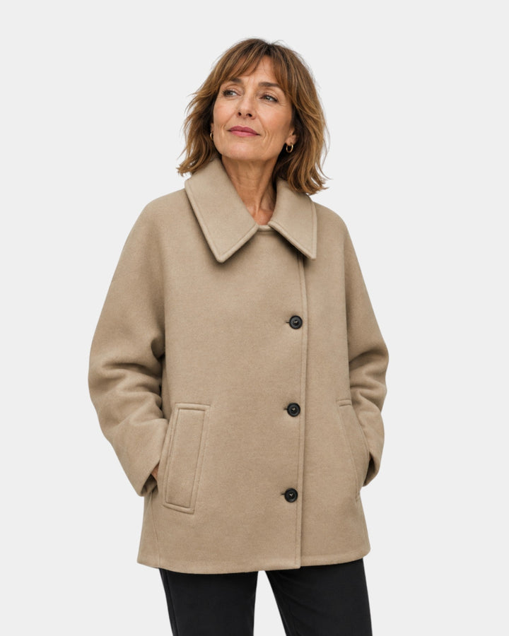HARMÉLIA | MANTEAU COURT ÉLÉGANT