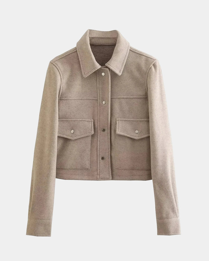Laurence - Veste Courte Boutonnée