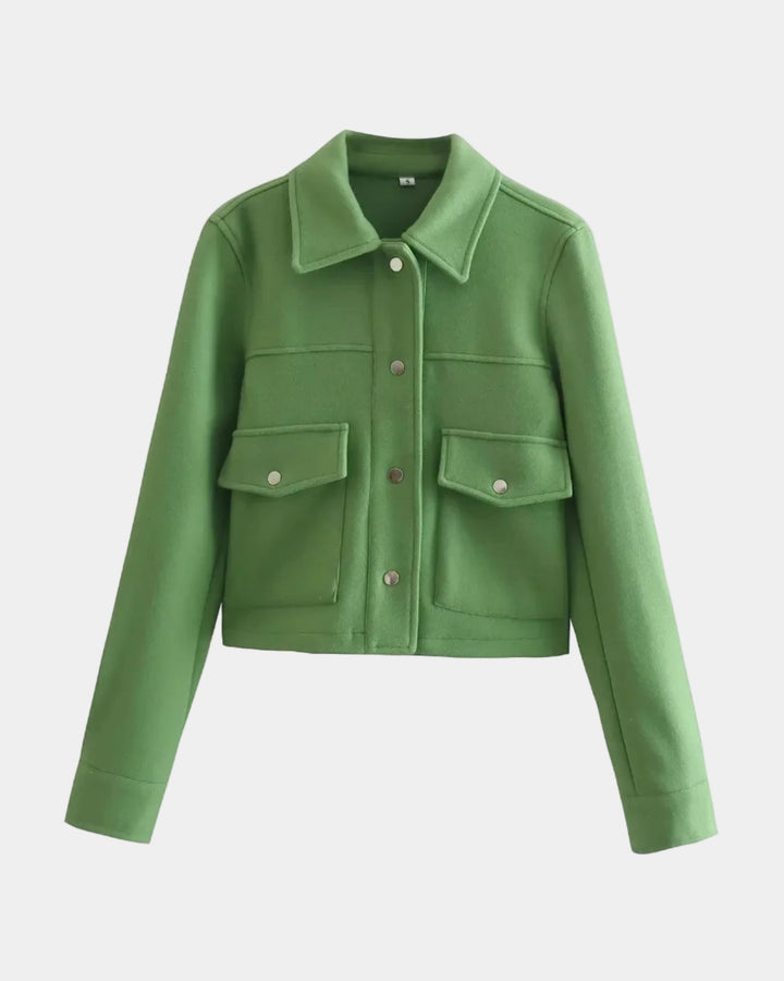 Laurence - Veste Courte Boutonnée