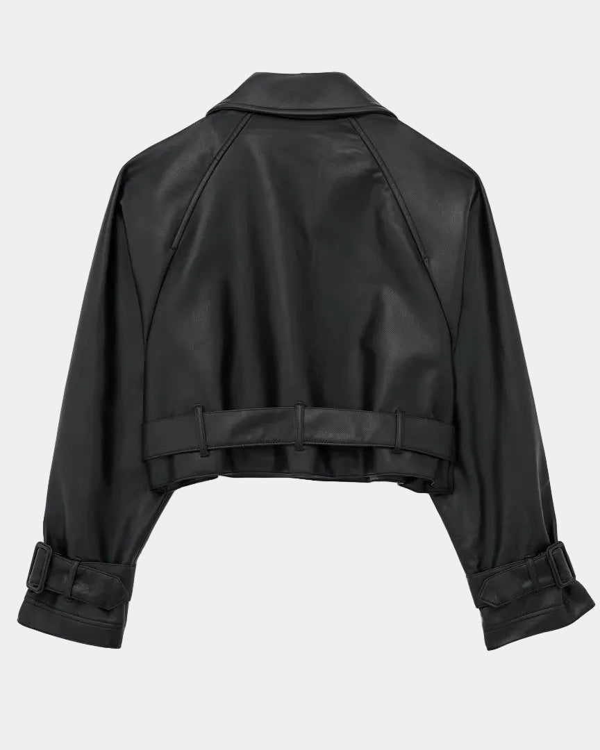AIGLINE | TRENCH COURT SIMILI CUIR