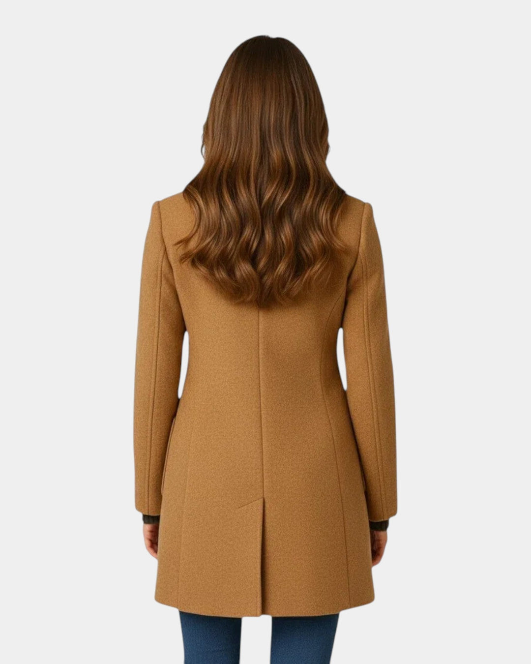 Anne - Manteau Boutonné Élégant