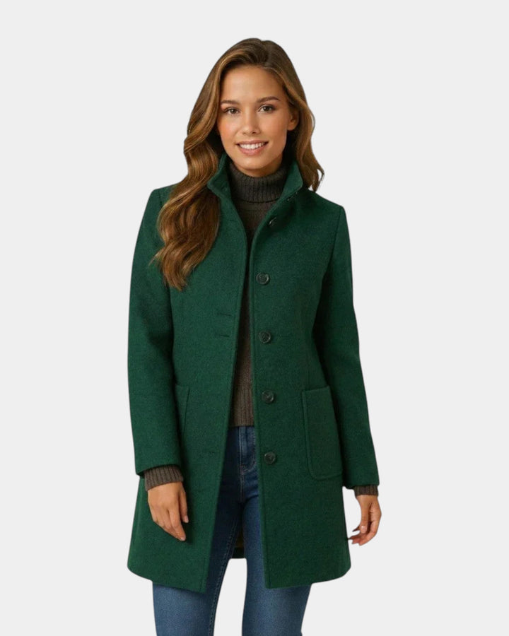 Anne - Manteau Boutonné Élégant