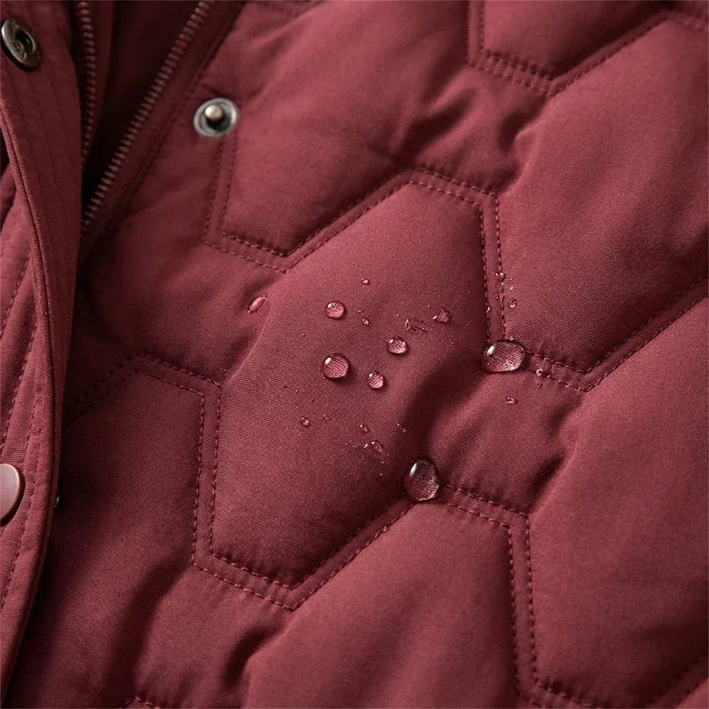 BRISEIDA | LONG MANTEAU DOUDOUNE À CAPUCHE